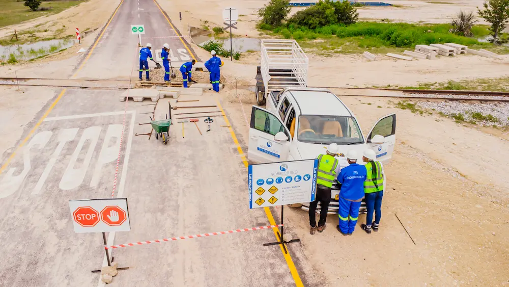 Level crossing maintenance project