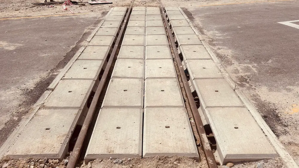 Walvis Bay level crossing maintenance